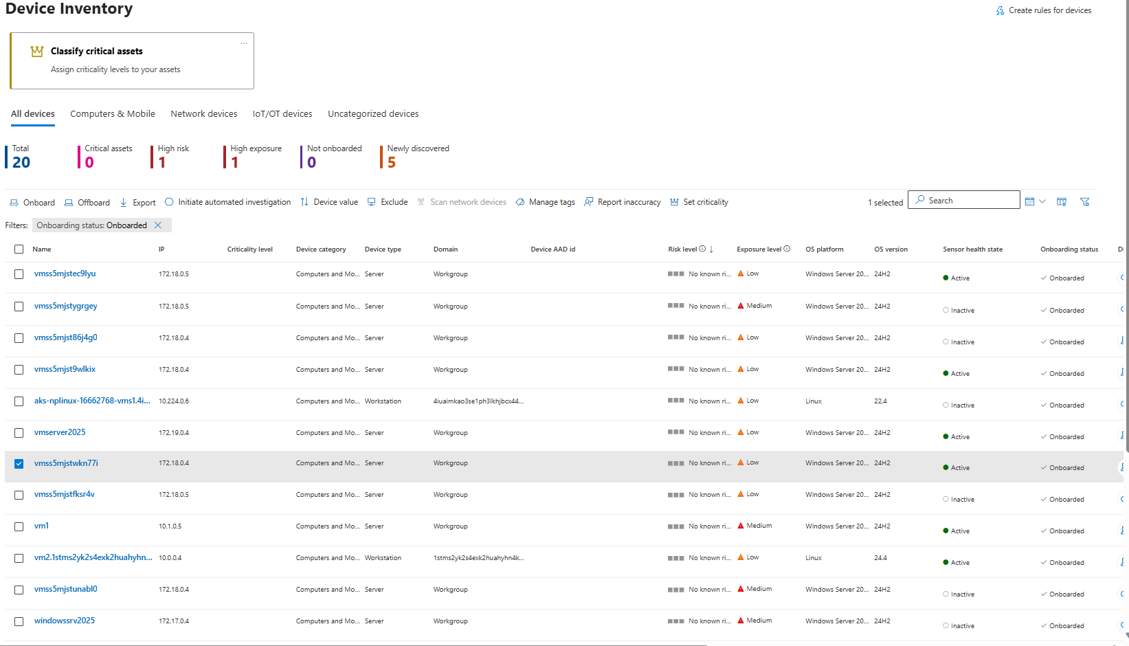 Microsoft Defender multitenant management