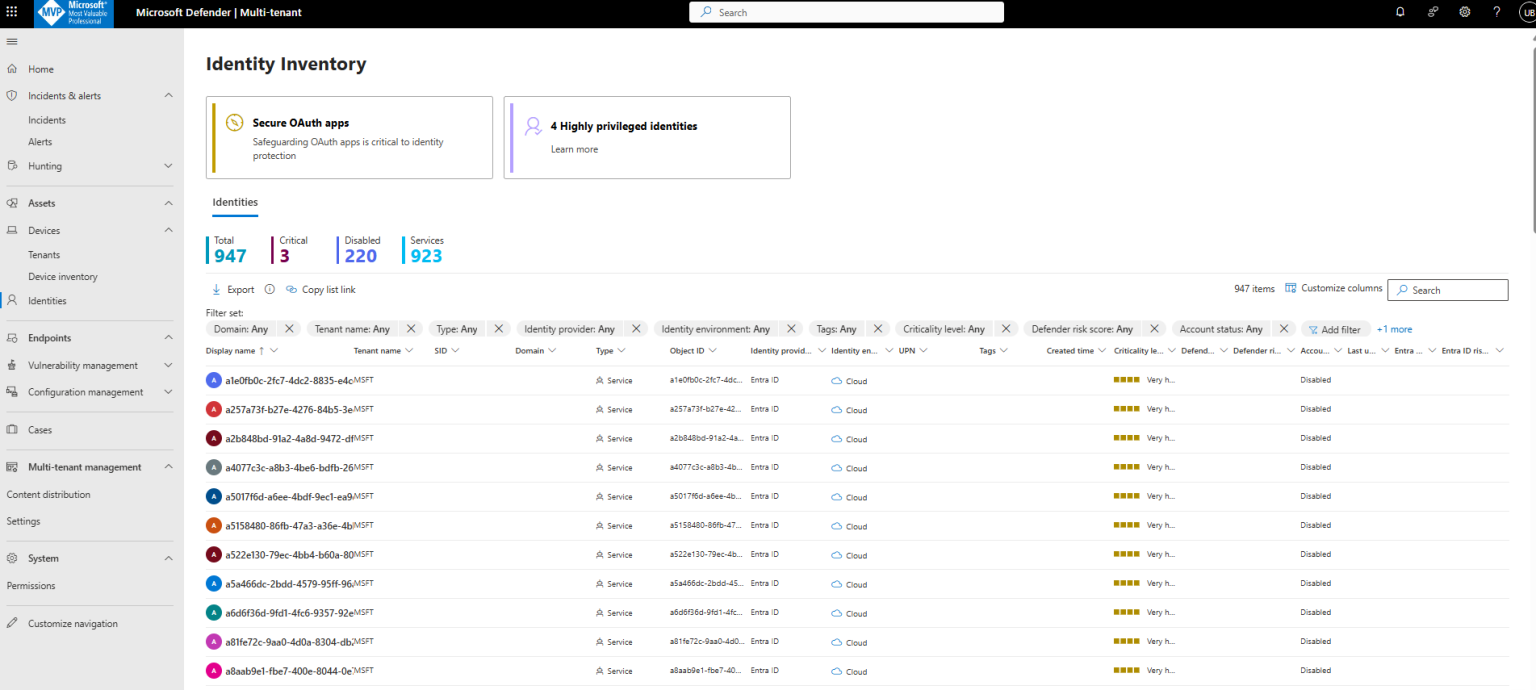 Windows Defender Multiple Users Microsoft Defender multitenant management