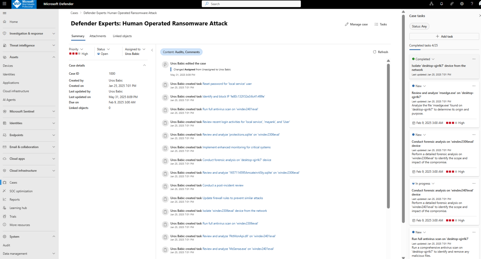Microsoft Defender multitenant management